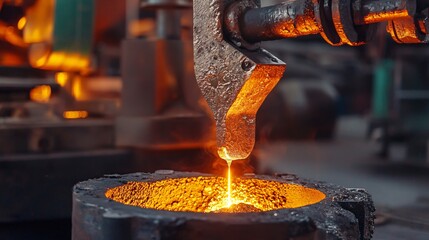 Aufkleber - Discover how molten metal is transformed into precision castings in modern foundries