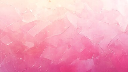 Abstract pink and white background of translucent crystals.