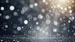 © Fazal - Winter christmas sparkling shiny silver bright glittering abstract bokeh background Generative AI