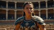 © Анастасия Макевич - female gladiator in the arena