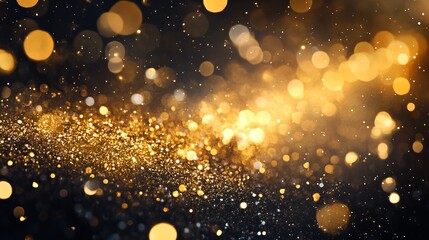 Wall Mural - elegant happy new year 2025 background featuring gold textured typography on a vibrant festive backd