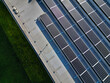 © Michal - extensive roof of industrial and logistic hall are gradually being filled with solar panels. covering roofs helps industrial developer increase energy efficiency and sustainability site, building