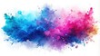 © Withun - abstract watercolor splash isolated on white background