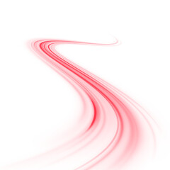 Wall Mural - png neon rays vector abstract background red. futuristic technological style. png abstract backgroun