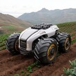 © A4719 - Autonomous Farm Tractor on Hillside Agriculture Technology