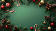 © MaewSom - Stylish Christmas background for holiday decorations.