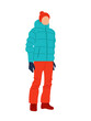 © Ангелина - Person wearing a warm winter coat with boots and gloves ready for outdoor activity in cold weather