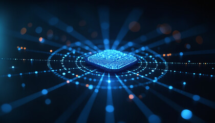 Wall Mural - network mesh icon with global connectivity: a network mesh icon representing global connectivity, da