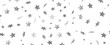 © vegefox.com - Seamless pattern with small silver stars on white background.
