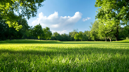 Wall Mural - Explore how rehabilitated meadows enhance ecosystems in nature parks