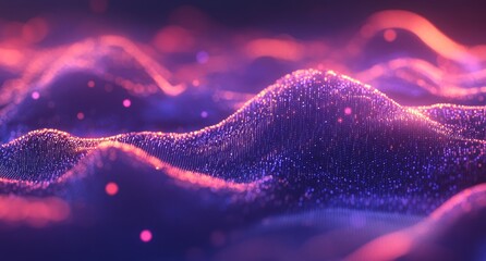 Concept of a block chain network, distributed register technology, block chain text with colored background, and computer connections that link to a block chain