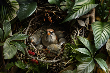 The Intricate World of Nesting Birds: A Glimpse into Avian Life