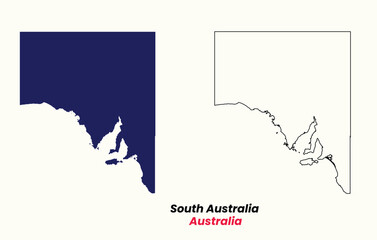 4 south australia map fill and outline.eps