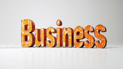 Wall Mural - dynamic business text illustration contemporary studio setting graphic design minimalist environment