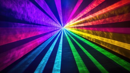 Wall Mural - a stunning multi color laser display often seen at parties resembling a fantasy world suitable for u
