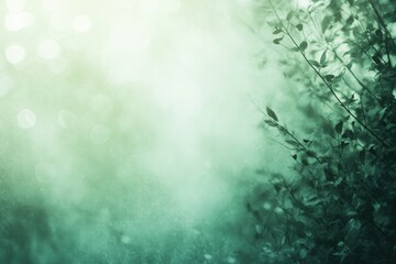 Wall Mural - Abstract blurry background with a green tint perfect for adding text or creating a visually appealing backdrop