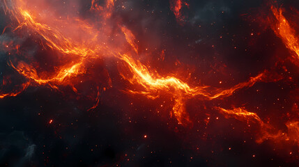 Wall Mural - fire background