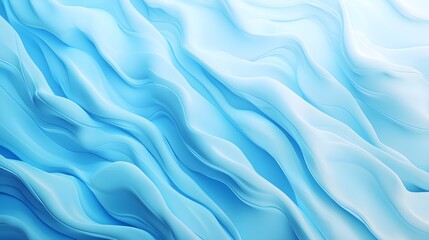 Canvas Print - Soft Blue Gradient Background for Design Projects