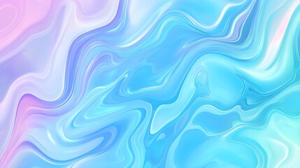 Canvas Print - Soft Blue Gradient Background for Design Projects