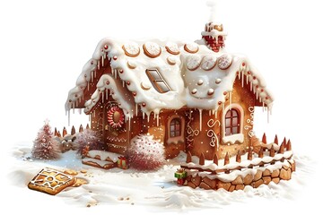 Wall Mural - christmas design elements, vector set happy merry christmas snowman card christmas decorative banner