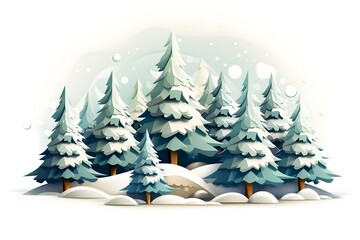 Wall Mural - christmas design elements, vector set happy merry christmas snowman card christmas decorative banner