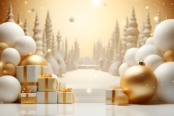 Wall Mural - christmas design elements, vector set happy merry christmas snowman card christmas decorative banner