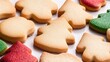 © atipong - Christmas sugar cookies in assorted shapes