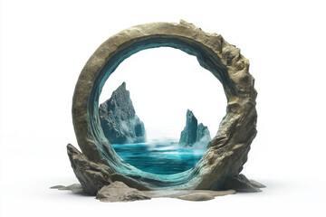 Wall Mural - Isolated on white background fantasy game