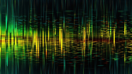 Wall Mural - incredible glitch texture. static distortion. analog artifacts