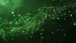 © Vikarest - A digital abstract background featuring interconnected green lines and dots, symbolizing technology and data.