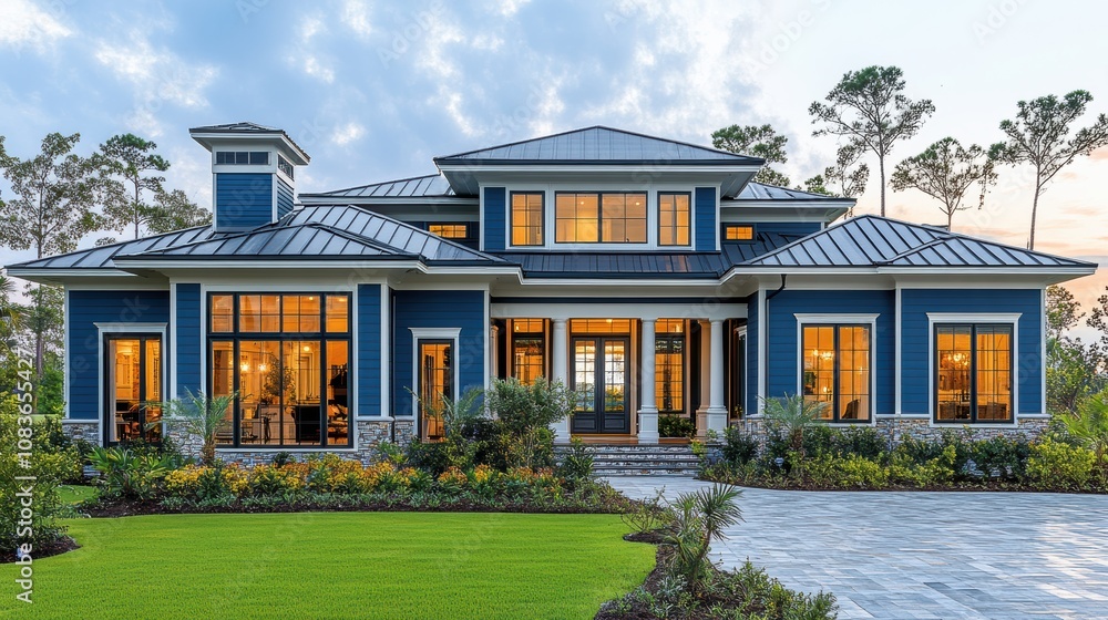 Picture of Exterior paint for coastal homes, designed to withstand salty air and ...