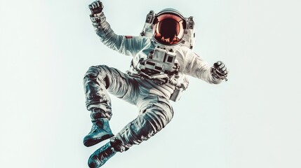 Poster - An astronaut floating in space, showcasing the vastness and wonder of space exploration.