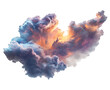 © Daniele - Abstract Colorful Nebula Cloud Art , isolated on white background png