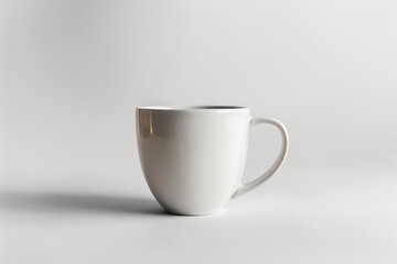 Wall Mural - Coffee cup on white background. Coffee cup on white background