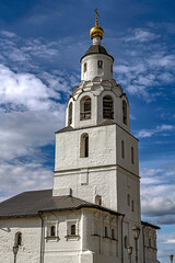 Wall Mural - St. Nicolas church and bell tower. Assumption of Our Lady monastery, island-city Sviyazhsk, Russia