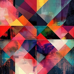Wall Mural - hexagon pattern background reflecting interconnected networks and digital communication.