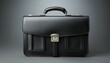 © Nisar Ahmad Khan - black leather briefcase