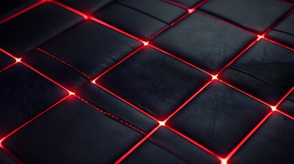 Aufkleber - Illuminated patterns modern setting graphic design futuristic environment abstract viewpoint digital concept