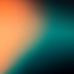 Wall Mural - teal to orange gradient highlighted with black and gray transitions.