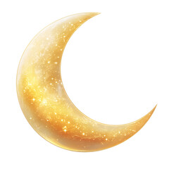 Wall Mural - Magic moon for design. Isolated on transparent background 