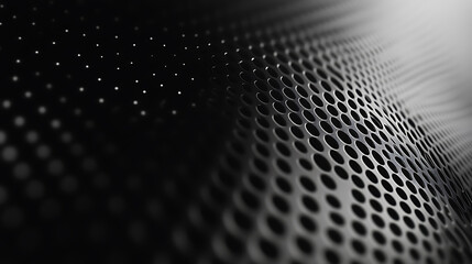 Leinwandbilder - An abstract halftone background, showcasing a classic dot pattern that creates a sense of depth and texture