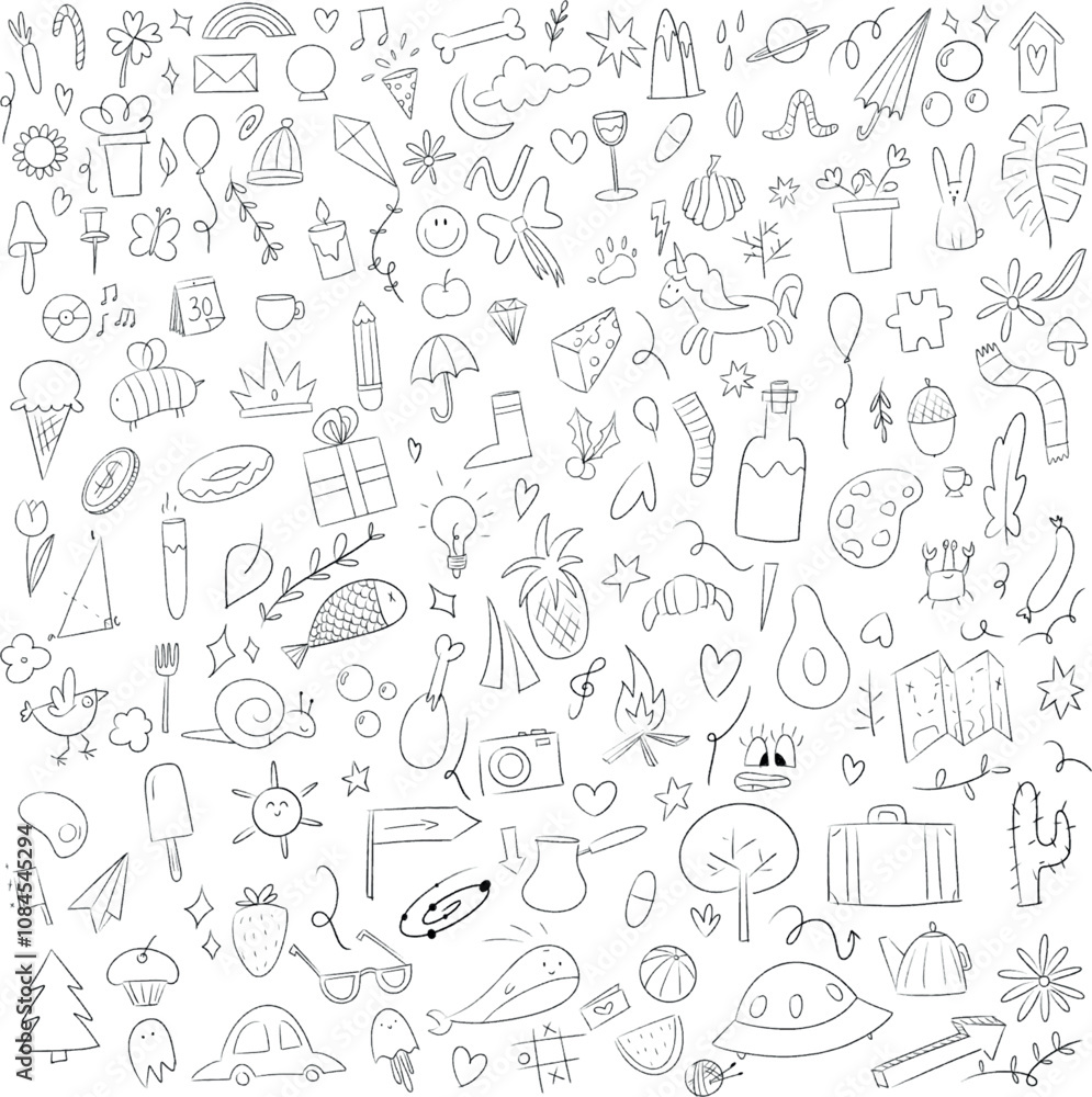 Big doodle coloring page. relaxing medative printable page for kids and ...