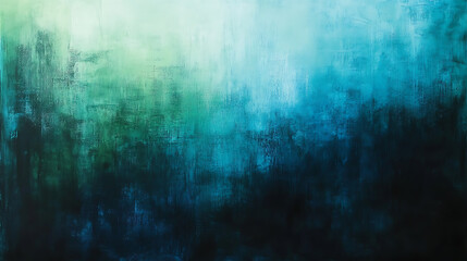 Poster - An abstract texture background, blending black, blue, and green hues for a sophisticated matte finish