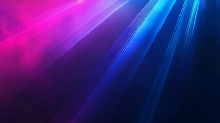 Wall Mural - abstract background with neon lines and stars, a light pink, blue, and purple color palette