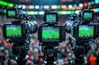 © NikahGeh - Three Professional Cameras Filming a Sporting Event