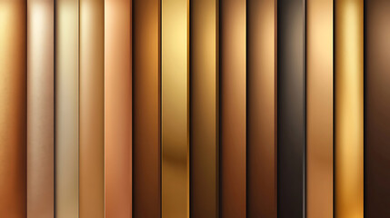 Poster - A set of smooth golden premium gradient swatches provides a palette for gold, platinum, bronze, copper, rose gold, aluminum, and other metals, enhancing luxurious design projects