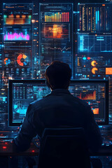 Digital Dashboard Illustration