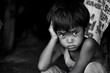 © Adi - Reflecting Innocence: A Child's Struggle Captured in Monochrome