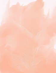 Wall Mural - Soft peach-colored abstract art.  Delicate brushstrokes create a dreamy, ethereal effect.