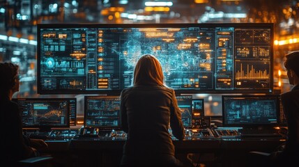 Cybersecurity Control Room